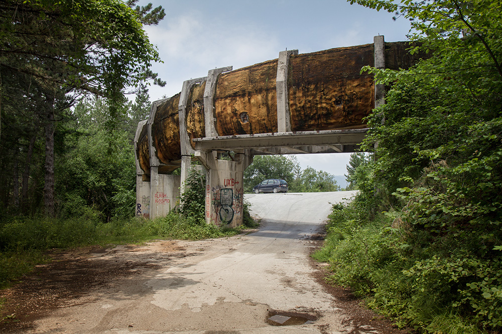 Trebević bobsled